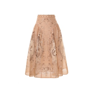 zimmermann rebellion midi skirt